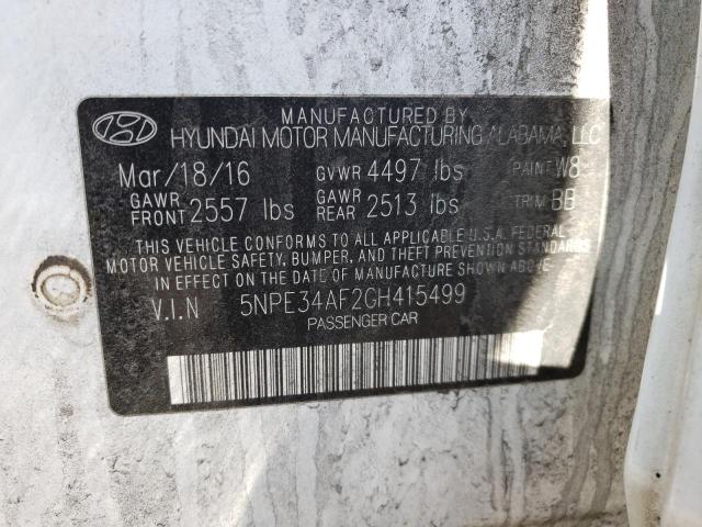2016 HYUNDAI SONATA SPO 5NPE34AF2GH415499