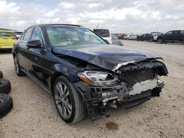 Salvage cars for sale at Houston, TX auction: 2017 Mercedes-Benz C300