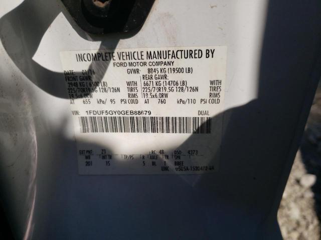 2016 FORD F550 SUPER 1FDUF5GY0GEB88679