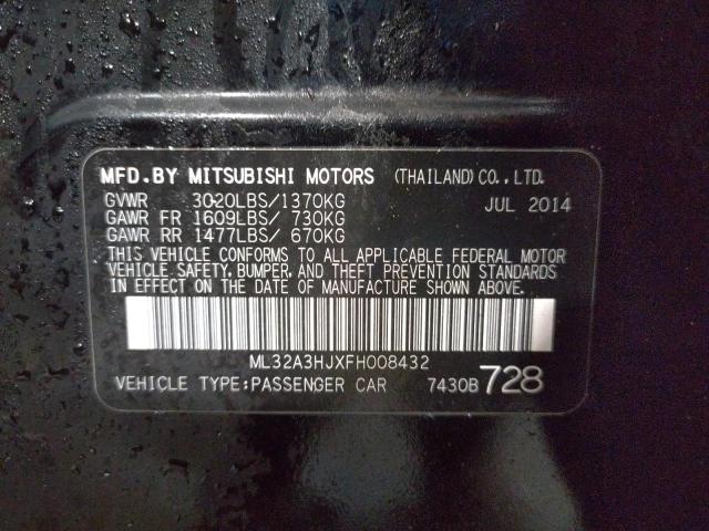 2015 MITSUBISHI MIRAGE DE ML32A3HJXFH008432
