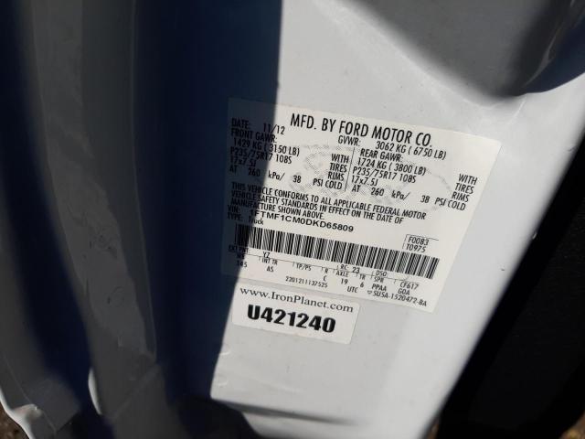 2013 FORD F150 - 1FTMF1CM0DKD65809