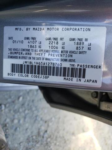 2010 MAZDA 3 S - JM1BL1H65A1278760