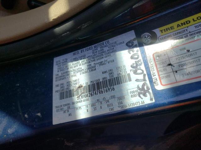 3LNHM26T47R616956 Lincoln Mkz 2007. Фото: 9