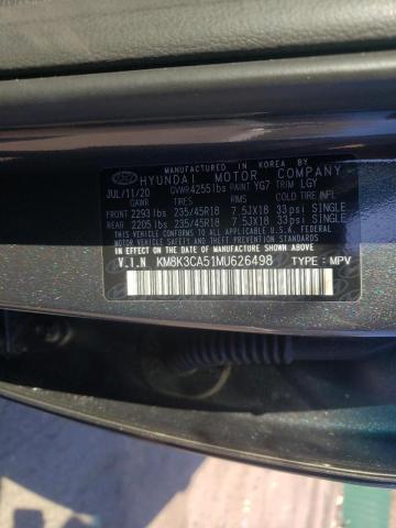 2021 HYUNDAI KONA LIMIT KM8K3CA51MU626498