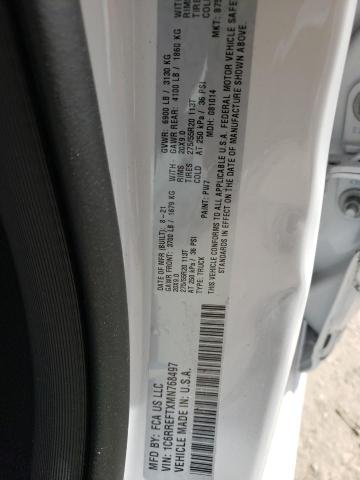 2021 RAM 1500 BIG H 1C6RREFTXMN768497