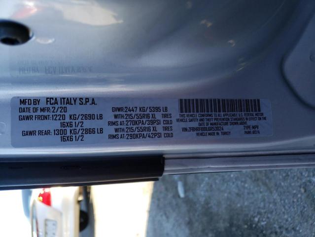 2020 DODGE PROMASTER ZFBHRFBB1L6R53024
