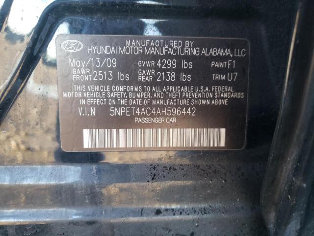 2010 HYUNDAI SONOTA - 5NPET4AC4AH596442