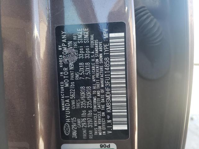 2015 HYUNDAI SANTA FE G - KM8SMDHF3FU114858