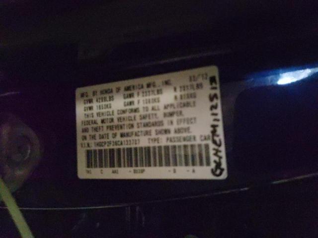 1HGCP2F36CA133707 Honda Accord Lx 2012. Фото: 9