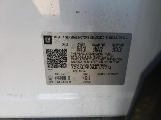 2018 GMC TERRAIN SL 3GKALPEV8JL407713