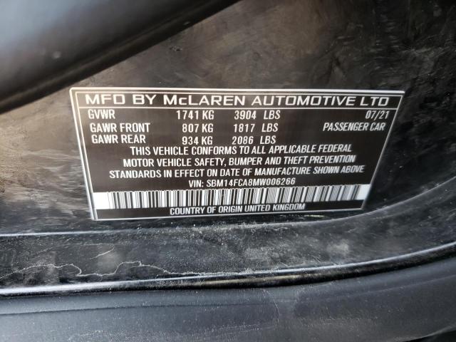2021 MCLAREN AUTOMOTIVE 720S SBM14FCA8MW006266