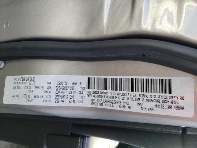 2016 JEEP CHEROKEE S - 1C4PJLAB3GW222648