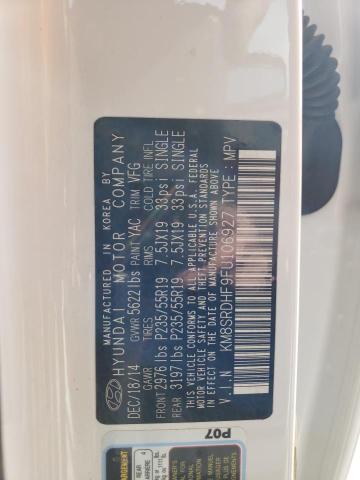 2015 HYUNDAI SANTA FE G - KM8SRDHF9FU106927