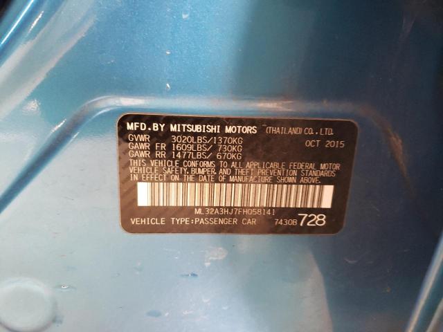 2015 MITSUBISHI MIRAGE DE ML32A3HJ7FH058141