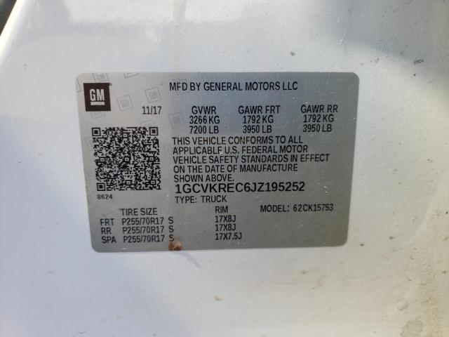 2018 CHEVROLET 1500 SILVE - 1GCVKREC6JZ195252