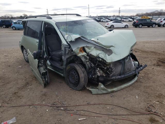 TOYOTA SIENNA CE 2008 green  gas 5TDZK23C48S142248 photo #1