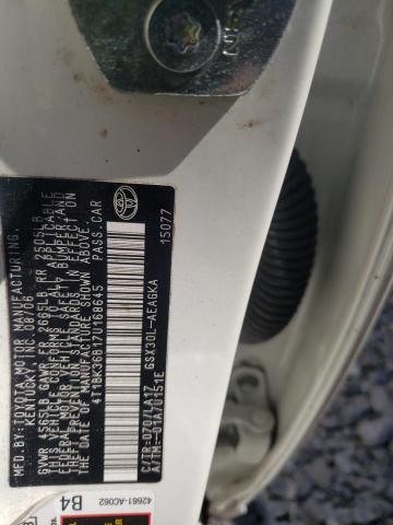 4T1BK36B17U168645 Toyota Avalon Xl 2007. Фото: 9