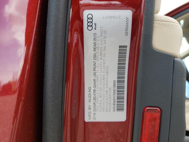 WAUENAF41KN018999 Audi A4 Premium 2019. Фото: 9