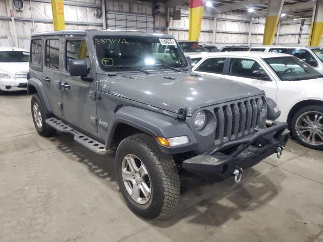 Salvage cars for sale from Copart Woodburn, OR: 2018 Jeep Wrangler U