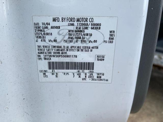 1FTWW30P55EB01178 Ford F350 Srw S 2005. Фото: 9