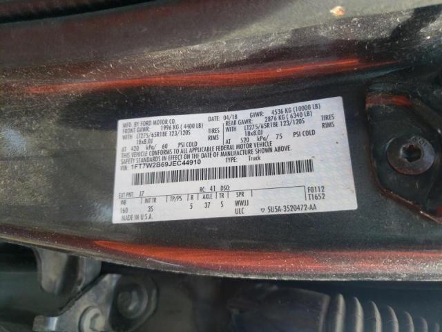 1FT7W2B69JEC44910 Ford F250 Super 2018. Фото: 9