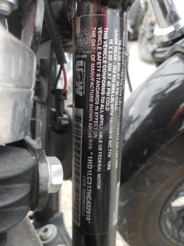 2017 HARLEY-DAVIDSON XL1200 FOR 1HD1LC317HC432918