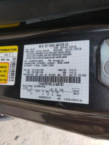 2020 FORD MUSTANG 1FA6P8THXL5168781