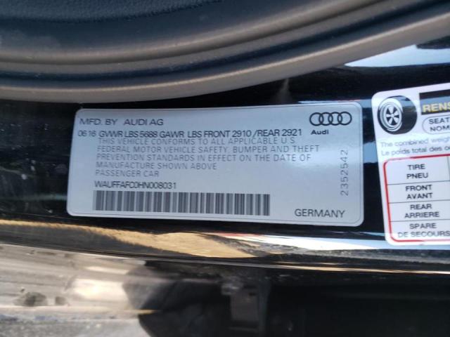 2017 AUDI S6 PREMIUM WAUFFAFC0HN008031