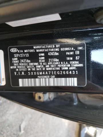 5XXGM4A71EG266431 Kia Optima Lx 2014. Фото: 9