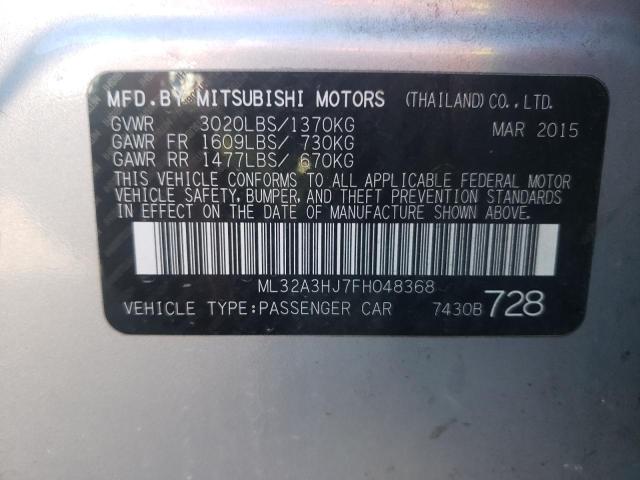 2015 MITSUBISHI MIRAGE DE ML32A3HJ7FH048368