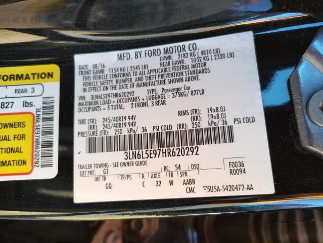 2017 LINCOLN MKZ RESERV 3LN6L5E97HR620292