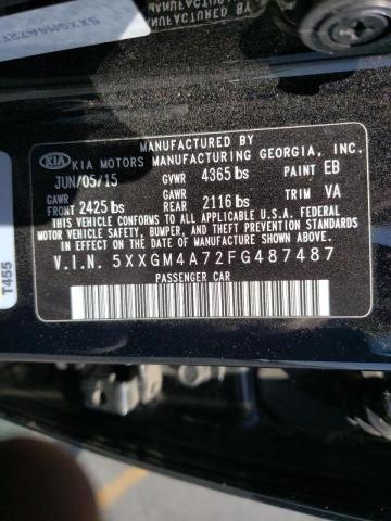 2015 KIA OPTIMA LX 5XXGM4A72FG487487
