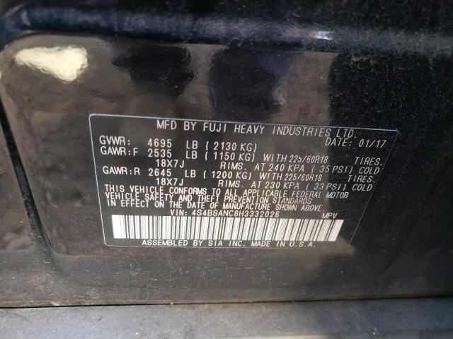 4S4BSANC8H3332026 Subaru Outback 2. 2017. Фото: 9