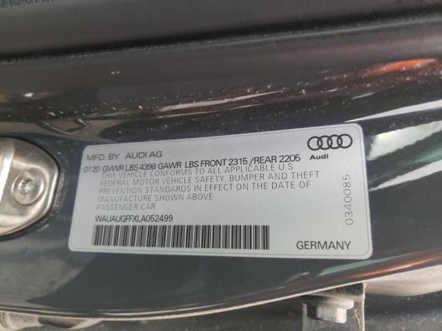 WAUAUGFFXLA052499 Audi A3 Premium 2020. Фото: 9