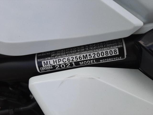 2021 HONDA CBR500 RA MLHPC6256M5200808