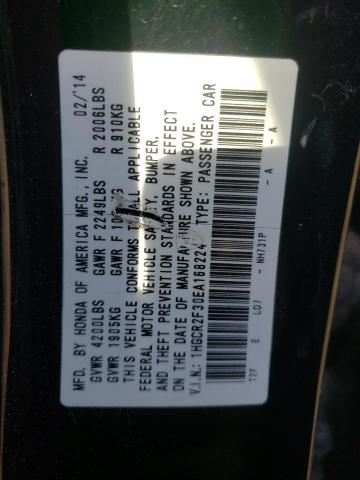 1HGCR2F30EA168224 Honda Accord Lx 2014. Фото: 9