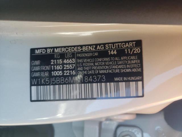 2021 MERCEDES-BENZ CLA AMG 35 W1K5J5BB6MN184373