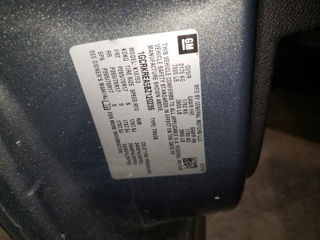 1GCRKREA5BZ120236 Chevrolet Silverado 2011. Фото: 9