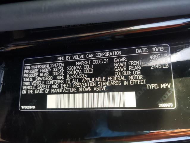 2020 VOLVO XC40 T5 MO YV4162UK4L2247134
