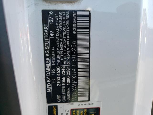 WDDWJ4KB9HF509256 Mercedes-Benz C 300 4Mat 2017. Фото: 9