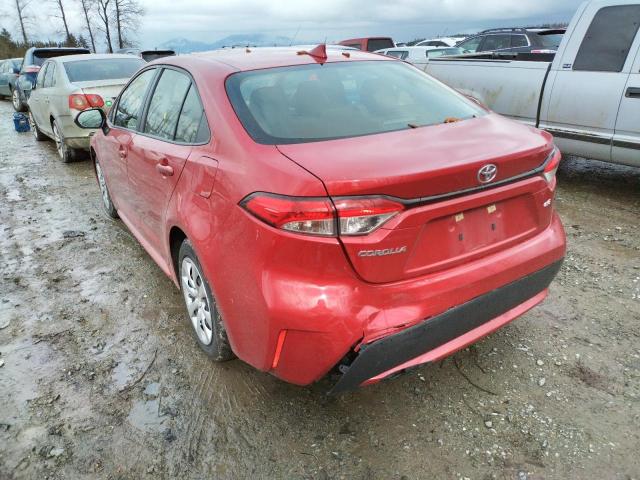 2020 TOYOTA COROLLA LE JTDEPRAEXLJ029262