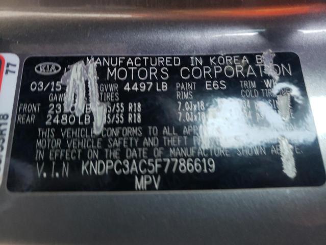 2015 KIA SPORTAGE E KNDPC3AC5F7786619