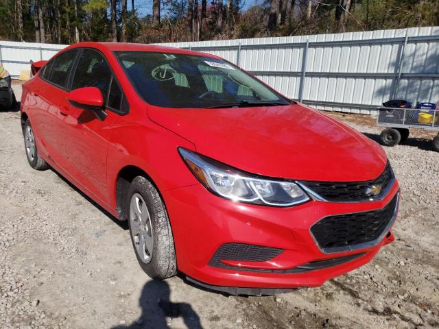 Salvage cars for sale from Copart Knightdale, NC: 2018 Chevrolet Cruze LS