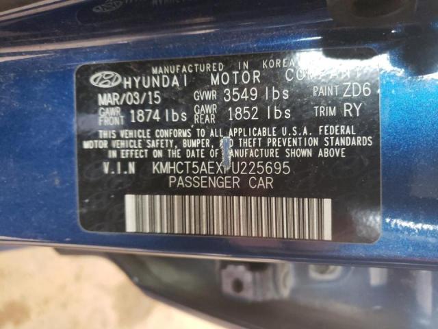 2015 HYUNDAI ACCENT GS KMHCT5AEXFU225695