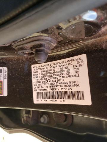 2HKRM4H71FH667675 Honda Cr-V Exl 2015. Фото: 9