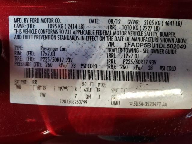 1FADP5BU1DL502049 Ford C-Max Sel 2013. Фото: 9
