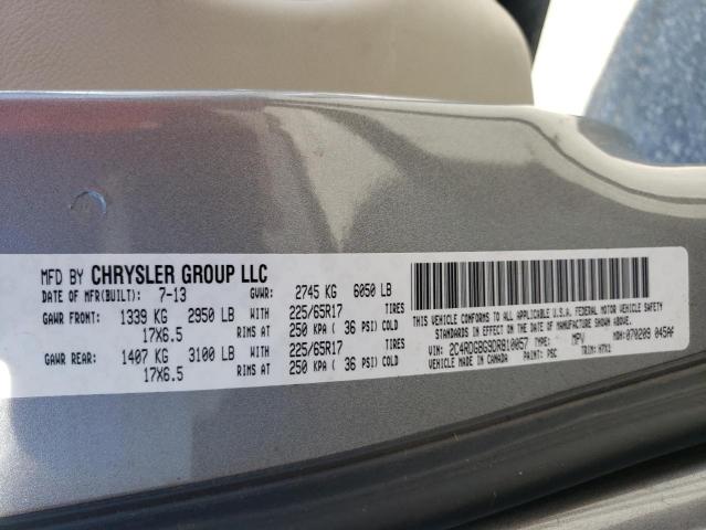 2C4RDGBG9DR810057 Dodge Grand Cara 2013. Фото: 9
