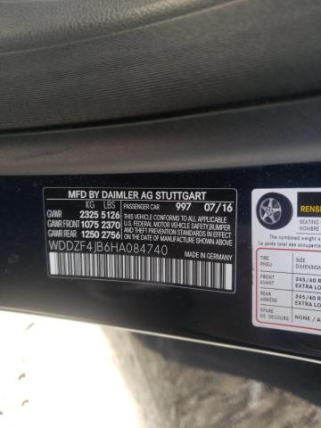 2017 MERCEDES-BENZ E 300 WDDZF4JB6HA084740