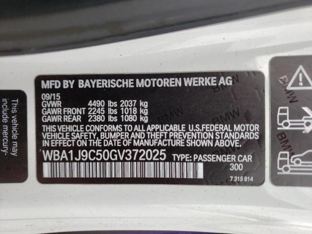 2016 BMW M235XI WBA1J9C50GV372025