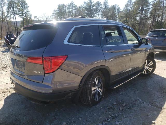 5FNYF6H58HB038075 Honda Pilot Exl 2017. Фото: 3
